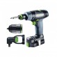FESTOOL TXS Li 2.6 SET gręžtuvas - suktuvas 2x2.6 Ah